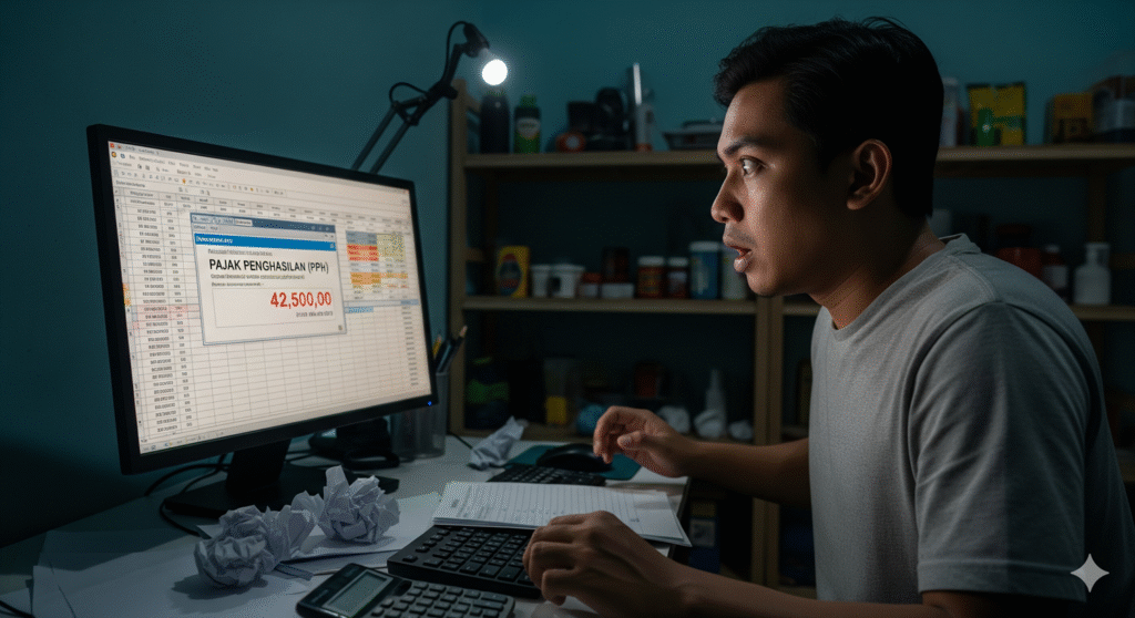 Pengusaha sedang menghitung PPh