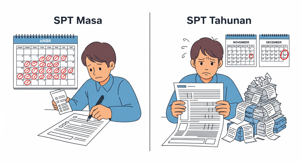 spt masa dan spt tahunan