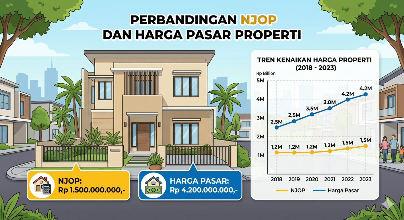 NJOP vs Harga Pasar Properti Jangan Sampai Salah Paham Saat Jual Beli Rumah!