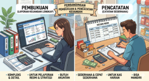 Pembukuan vs Pencatatan Mana yang Wajib untuk Wajib Pajak Orang Pribadi