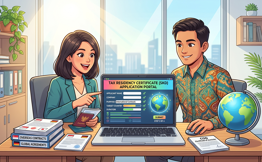 cara mengajukan SKD WPDN di Coretax