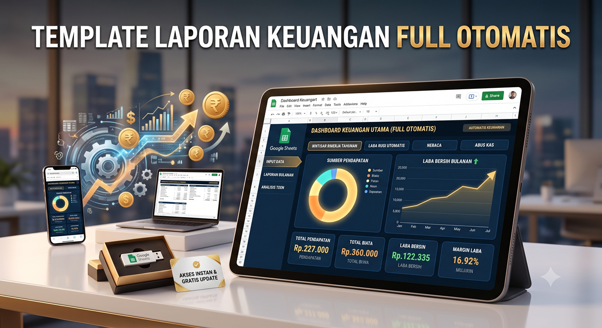 laporan keuangan full otomatis
