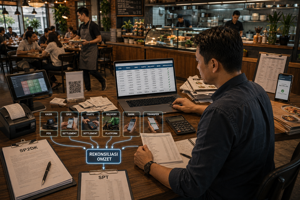 cara menjawab SP2DK untuk pengusaha restoran