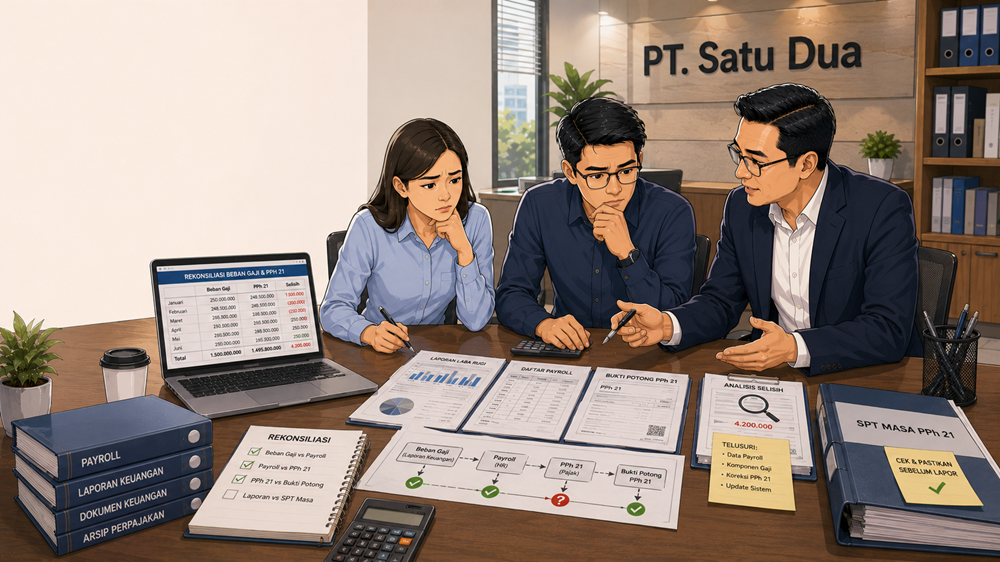 equalisasi beban gaji dan PPh 21