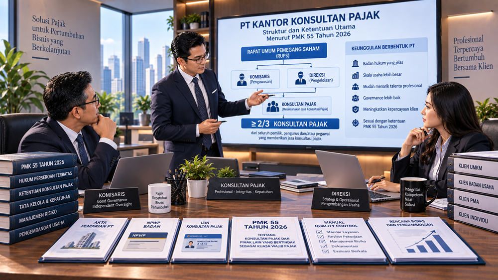 Bisakah Kantor Konsultan Pajak Berbentuk PT