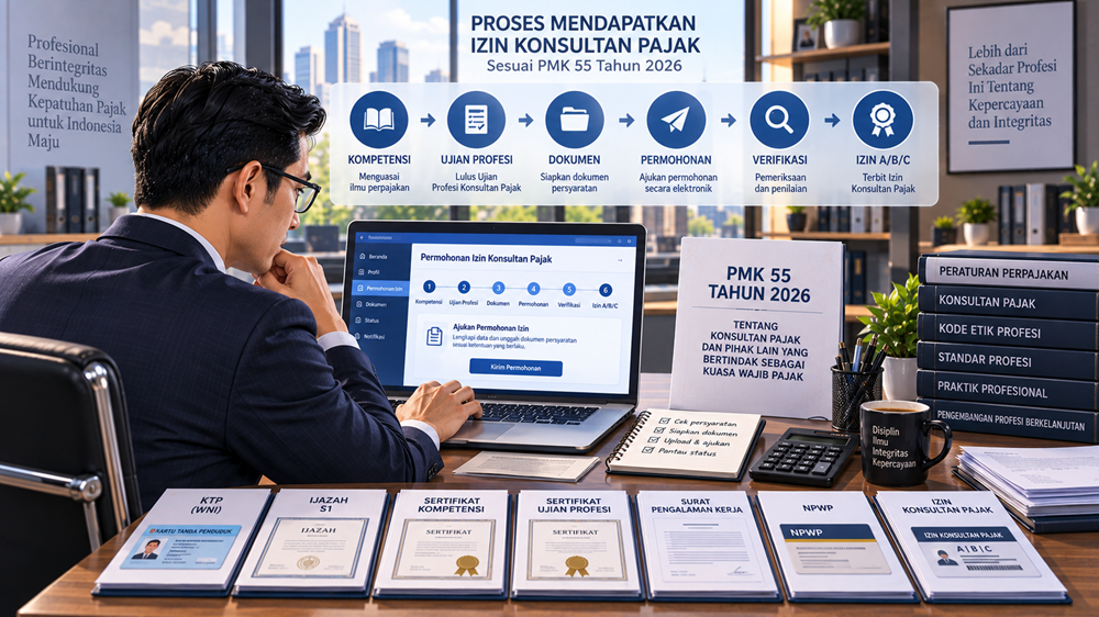 Cara Mendapatkan Izin Konsultan Pajak Prosedur, Dokumen, dan Tahapan Menurut PMK 55 Tahun 2026