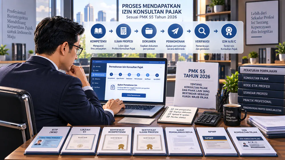 Cara Mendapatkan Izin Konsultan Pajak Prosedur, Dokumen, dan Tahapan Menurut PMK 55 Tahun 2026