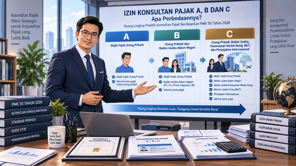 Izin Konsultan Pajak A, B dan C Apa Perbedaannya