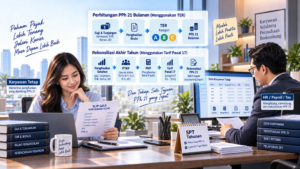 PPh 21 Karyawan Tetap Cara Hitung, TER, PTKP, dan Contoh Lengkap