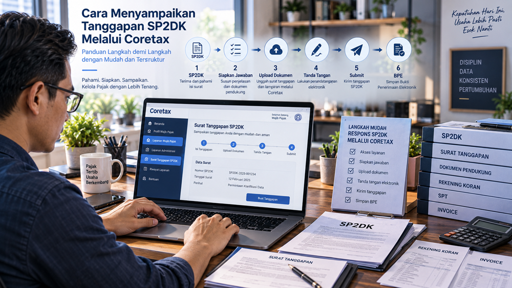 cara menyampaikan tanggapan SP2DK melalui Coretax